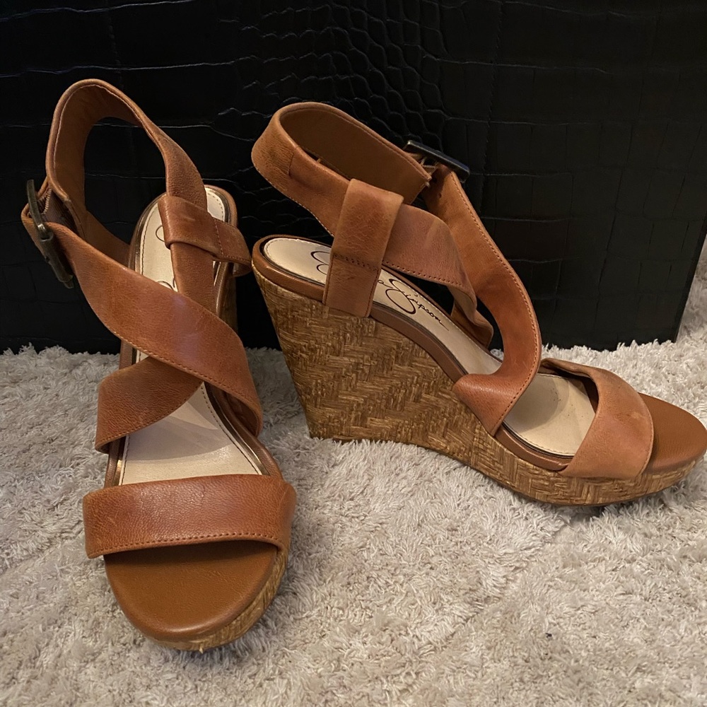 Jessica Simpson wedges